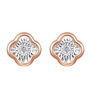 Classic four-leaf clover earrings