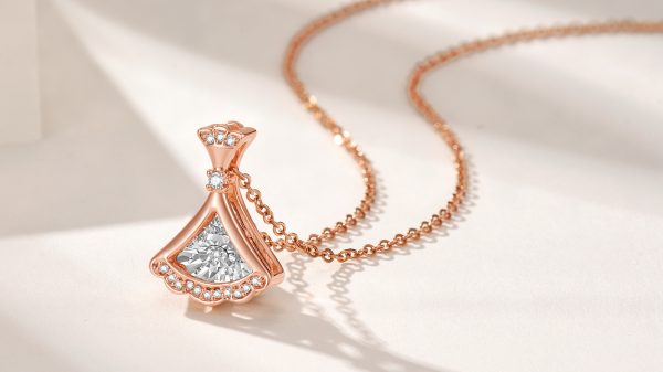 Princess dress diamond necklace - 图片 2